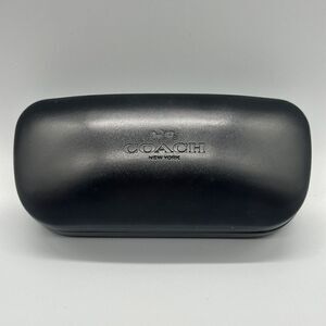 COACH New York Eyeglasses Sunglasses Hard Clamshell Protective Case Holder Black